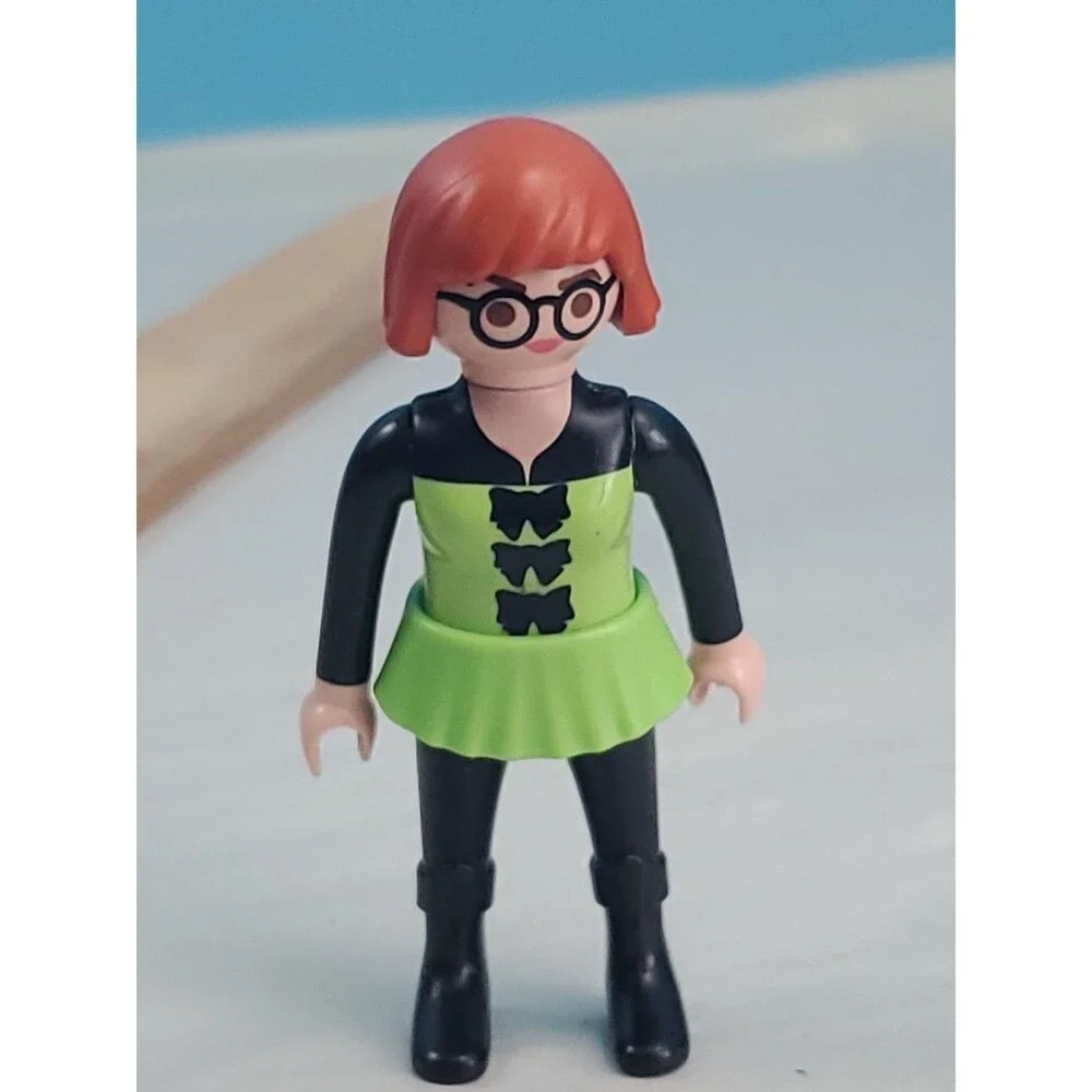 Playmobil Ghostbusters JANINE MELNITZ Figure Female Glasses Black Green 9219...